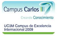 Logo Campus III. Creando conocimiento. UC3M Campus de Excelencia Internacional 2009